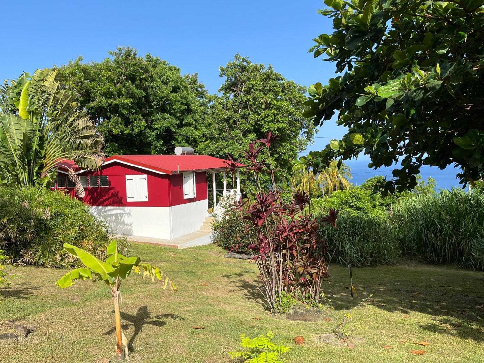 Grand Bungalow Avec Piscine Et Vue Mer Bouillante Buitenkant foto